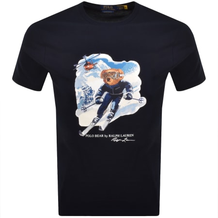 Product image for Ralph Lauren Active Bear T Shirt Navy