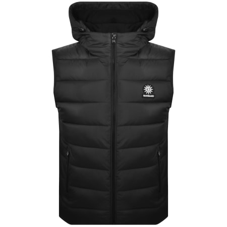 Product image for Sandbanks Hooded Puffer Gilet Black