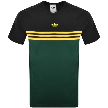 Product image for adidas Originals Chest Stripe T Shirt Green