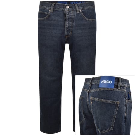 Product image for HUGO Blue Straight Fit Jonah Jeans Navy