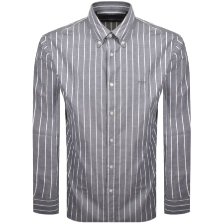 Product image for BOSS Ricoplus Long Sleeved Shirt Dark Blue