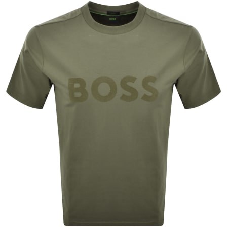 Product image for BOSS Iconic Logo T Shirt Green
