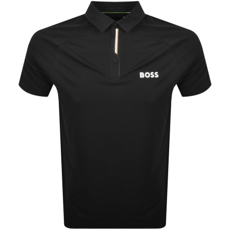 Product image for BOSS Paddy Tech Polo T Shirt Black