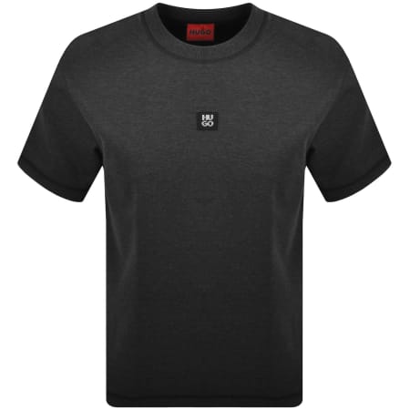 Product image for HUGO Dilanso T Shirt Medium Grey