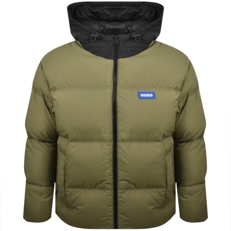 Product image for HUGO Blue Bodo Puffer Jacket Green