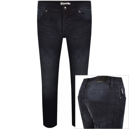 Product image for Money Ape Embossed Dark Wash Jeans Blue