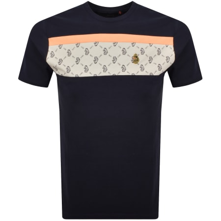 Product image for Luke 1977 Lions Den Printed T Shirt Navy