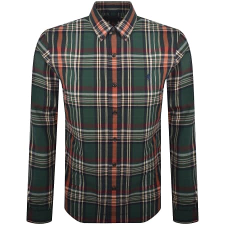 Product image for Ralph Lauren Custom Fit Long Sleeve Shirt Green