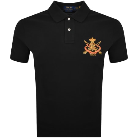 Product image for Ralph Lauren Short Sleeve Polo T Shirt Black