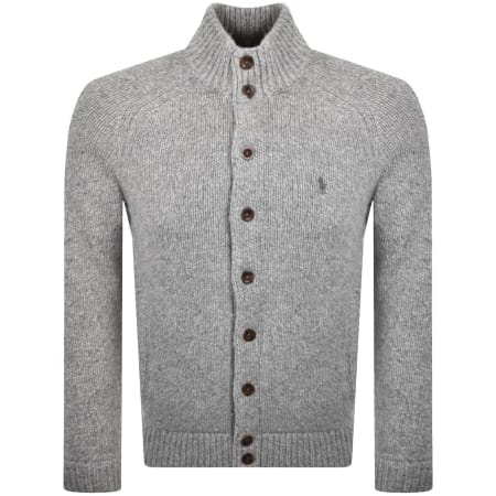 Product image for Ralph Lauren Knit Cardigan Grey