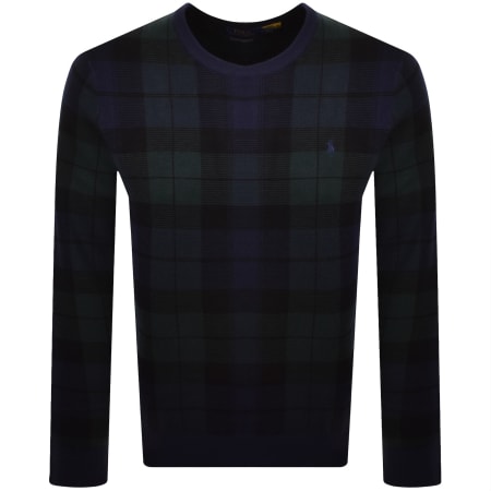 Product image for Ralph Lauren Merino Wool Knit Jumper Navy