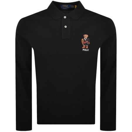 Product image for Ralph Lauren Bear Polo T Shirt Black