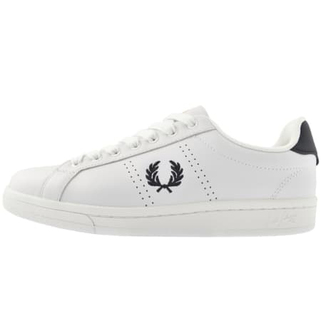 Product image for Fred Perry B721 Leather Trainers White