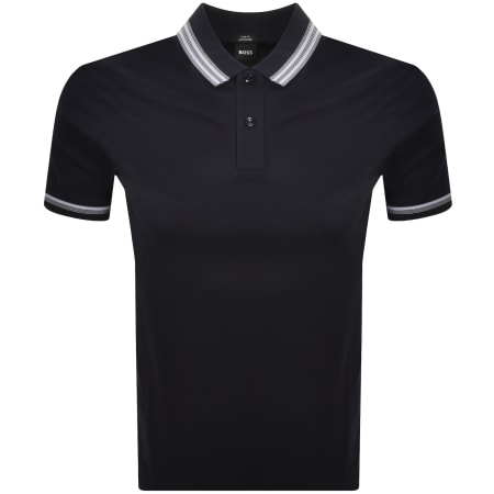 Product image for BOSS H Phillipson 202 Polo T Shirt Navy