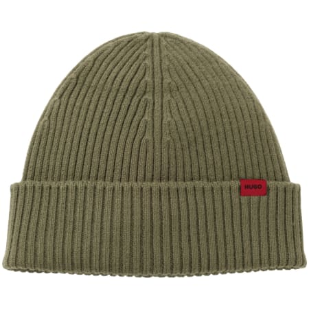 Product image for HUGO Xola Wool Beanie Green