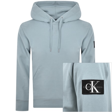 Product image for Calvin Klein Jeans Badge Hoodie Blue