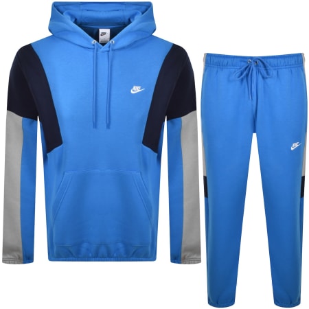 Product image for Nike Club GX Hooded Tracksuit Blue