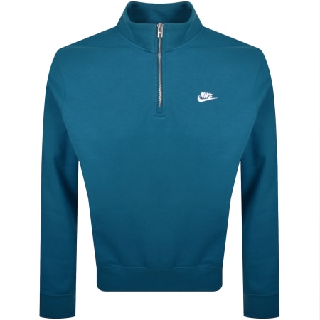 Product image for Nike Quarter Zip Sweatshirt Blue