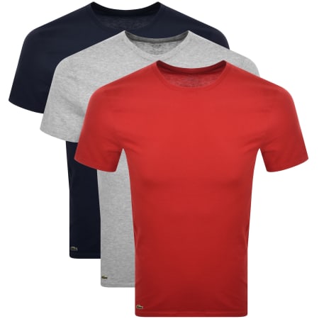Product image for Lacoste Slim Fit 3 Pack T Shirts