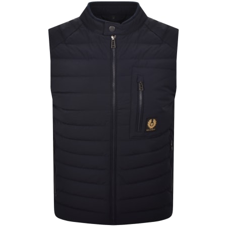 Product image for Belstaff Chassis Padded Gilet Navy