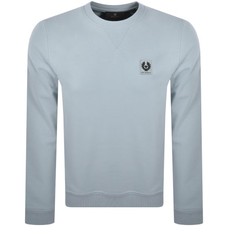 Product image for Belstaff Crew Neck Sweatshirt Blue