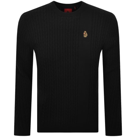 Product image for Luke 1977 Horton 1000 Knit Jumper Black