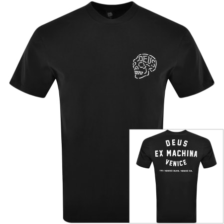 Product image for Deus Ex Machina Venice Skull T Shirt Black