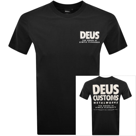 Product image for Deus Ex Machina Chromium T Shirt Black