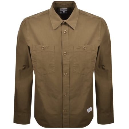 Product image for Norse Projects Algot Ripstop Relaxed Shirt Brown