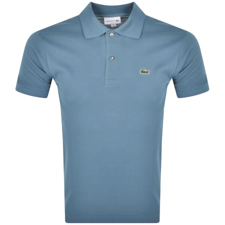 Product image for Lacoste Short Sleeved Polo T Shirt Blue
