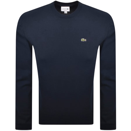 Product image for Lacoste Long Sleeved T Shirt Navy