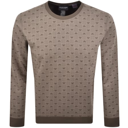 Product image for Emporio Armani Loungewear Sweatshirt Brown