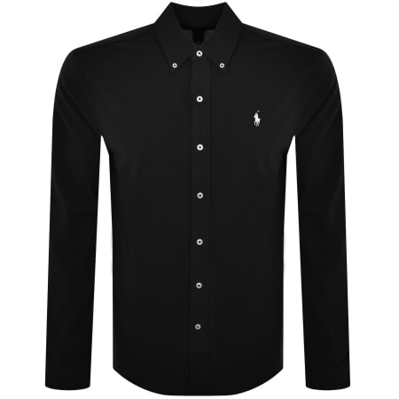 Product image for Ralph Lauren Featherweight Mesh Shirt Black