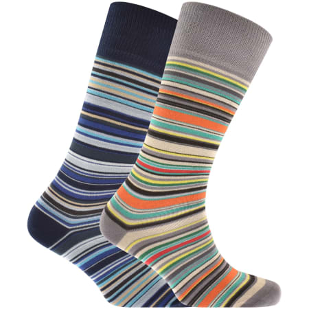 Product image for Paul Smith Two Pack Striped Socks