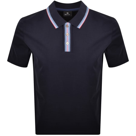 Product image for Paul Smith Polo T Shirt Navy