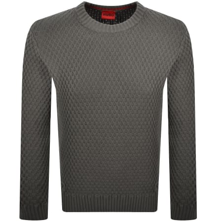 Product image for HUGO Syer Knit Jumper Khaki