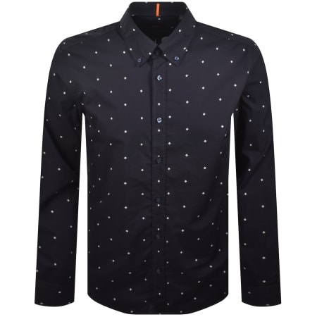 Product image for BOSS Rickert Long Sleeved Shirt Navy
