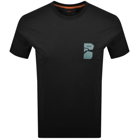 Product image for BOSS Te Sculpture T Shirt Black