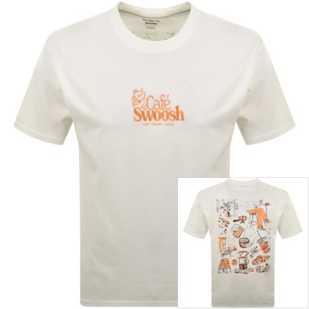 Product image for Nike Cafe Swoosh T Shirt Cream