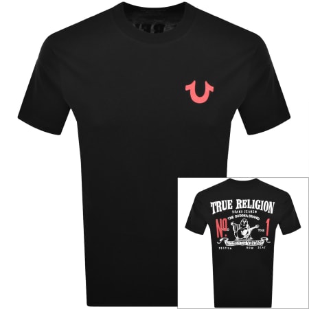 Product image for True Religion Number One T Shirt Black