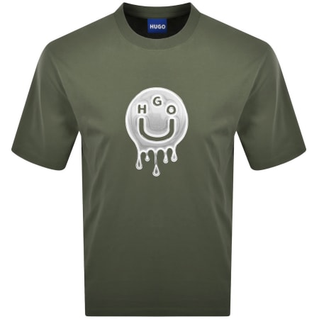 Product image for HUGO Blue Nedirix T Shirt Green