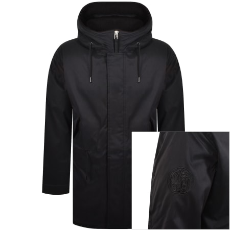 Product image for Pretty Green Portland Parka Jacket Black