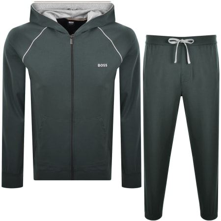 Product image for BOSS Mix And Match Hooded Tracksuit Green