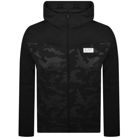 Product image for EA7 Emporio Armani Full Zip Hoodie Black