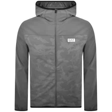 Product image for EA7 Emporio Armani Full Zip Hoodie Grey