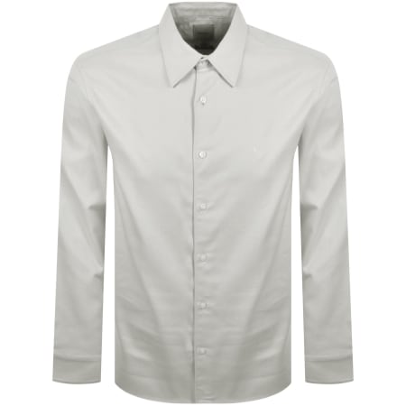 Product image for Calvin Klein Easy Fit Flannel Shirt Grey