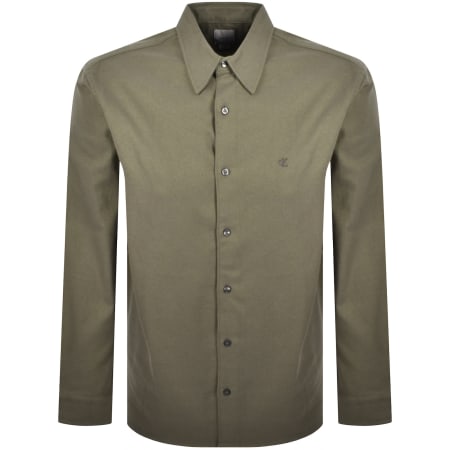 Product image for Calvin Klein Easy Fit Flannel Shirt Green