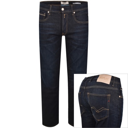 Product image for Replay Grover Straight Fit Jeans Blue