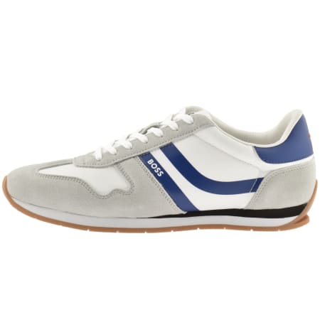 Product image for BOSS Levon Runner Trainers Open Grey