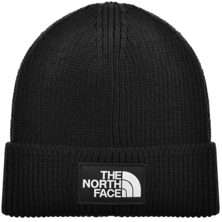 Product image for The North Face Logo Beanie Hat Black